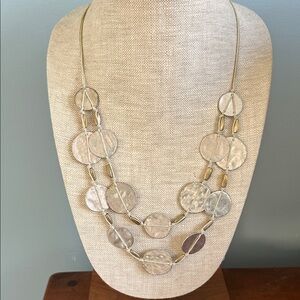 Jjill Gold and Silver Layered Necklace